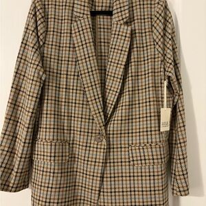 ANA Plaid Blazer